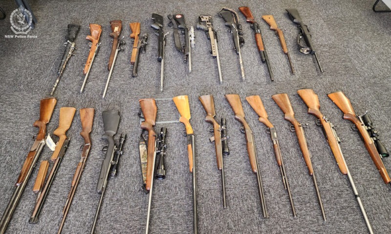 Riot squad swoops as guns, ammo and drugs seized in Riverina blitz